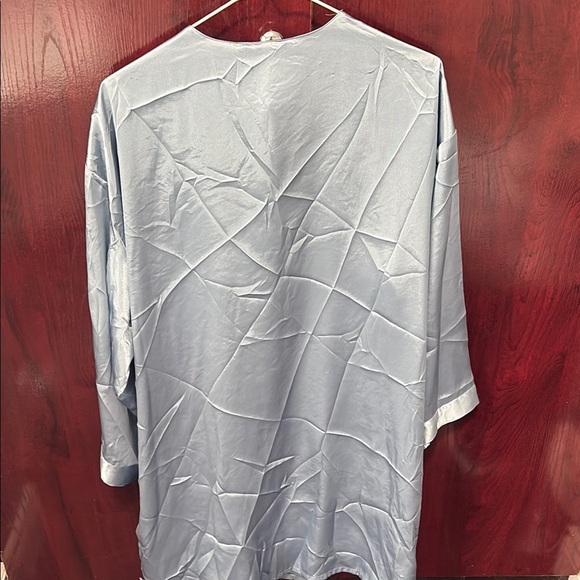 Women's Light Blue Kimono Jacket - Picture 5 of 5